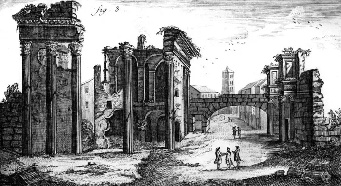 Framed Print : Roman Forum 18th Century Framed Print : Roman Forum 18th Century