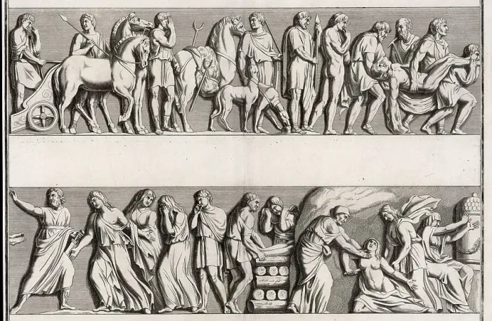 Framed Print : ROMAN FUNERAL