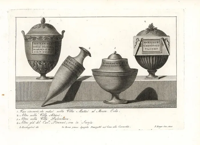 Framed Print : Roman funeral vases Framed Print : Roman funeral vases