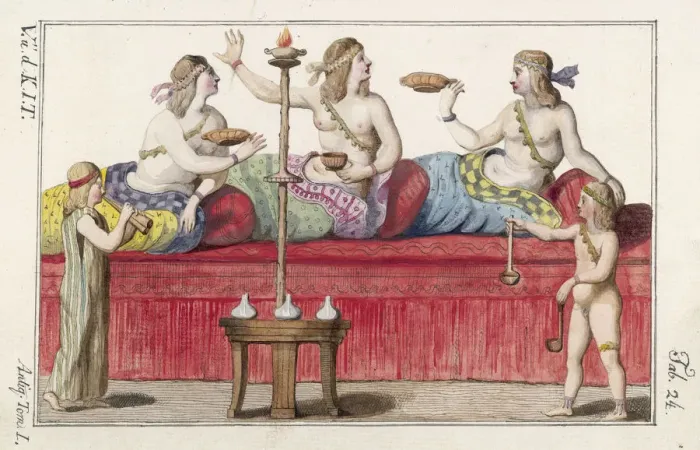 Framed Print : ROMAN LADIES PARTY Framed Print : ROMAN LADIES PARTY