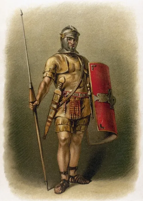 Framed Print : Roman legionarty. Engraving Framed Print : Roman legionarty. Engraving