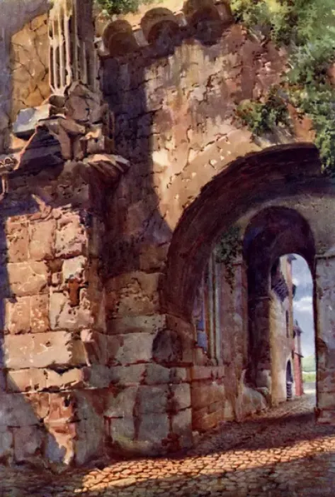 Framed Print : Roman and Medieval ruins at Terracina, Italy Framed Print : Roman and Medieval ruins at Terracina, Italy