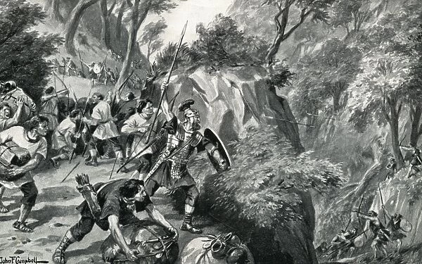 Roman merchants attacked by Britons