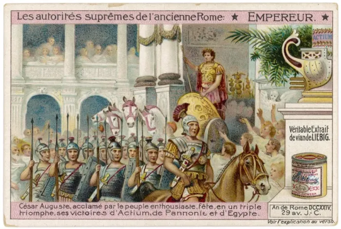 Framed Print : Roman Parade  /  Augustus