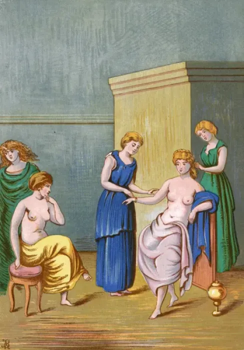 Framed Print : Roman  /  Pompeii  /  Toilet