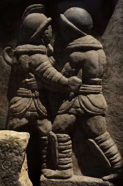 Roman relief of gladiatorial combat
