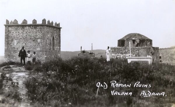 Roman ruins at Vlore (Valona), Albania