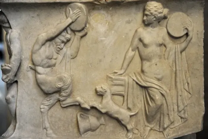 Framed Print : Roman sarcophagus. About 140 AD. Marriage of Dionysus and Ad Framed Print : Roman sarcophagus. About 140 AD. Marriage of Dionysus and Ad