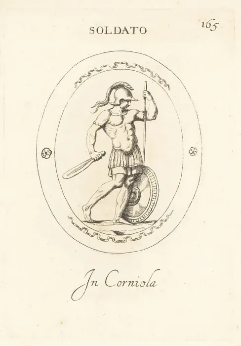 Framed Print : Roman soldier in serpent-crested helmet Framed Print : Roman soldier in serpent-crested helmet
