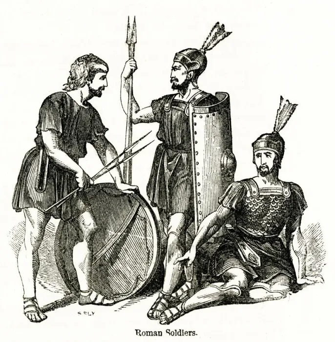 Framed Print : Roman soldiers Framed Print : Roman soldiers