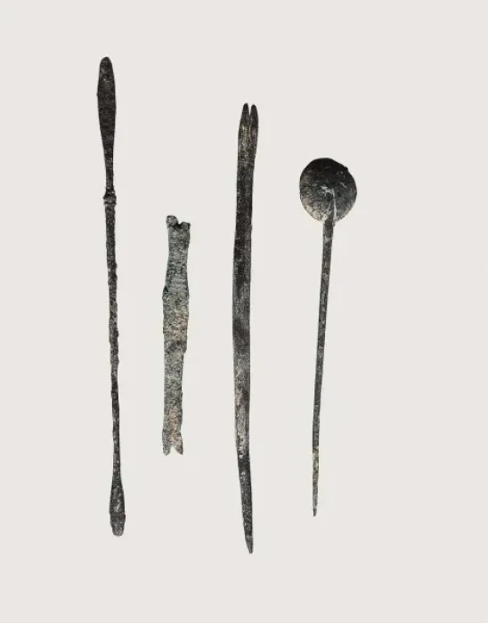 Framed Print : Roman surgical instruments, 1st-3rd c Framed Print : Roman surgical instruments, 1st-3rd c