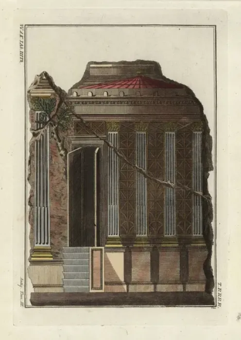 Framed Print : Roman temple Framed Print : Roman temple