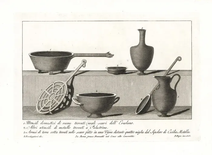 Framed Print : Roman tools and household utensils Framed Print : Roman tools and household utensils