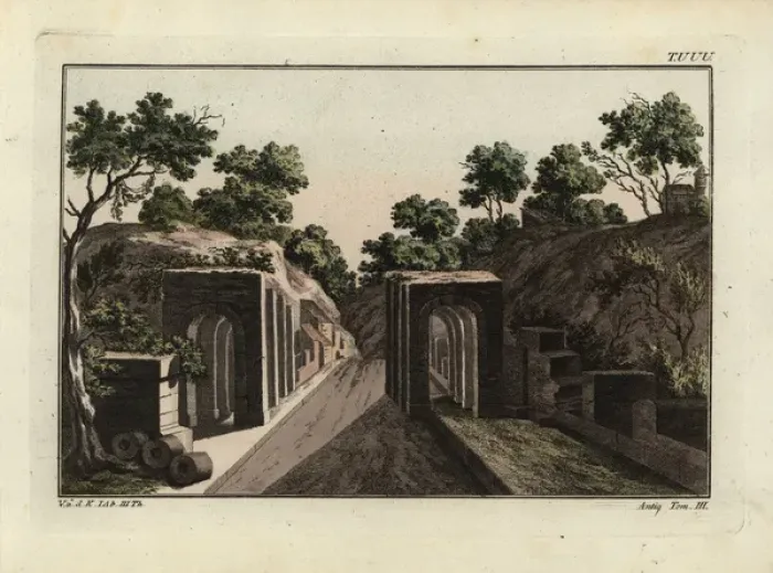 Framed Print : Roman town gates Framed Print : Roman town gates