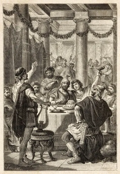 Framed Print : ROMAN VICTORY BANQUET Framed Print : ROMAN VICTORY BANQUET