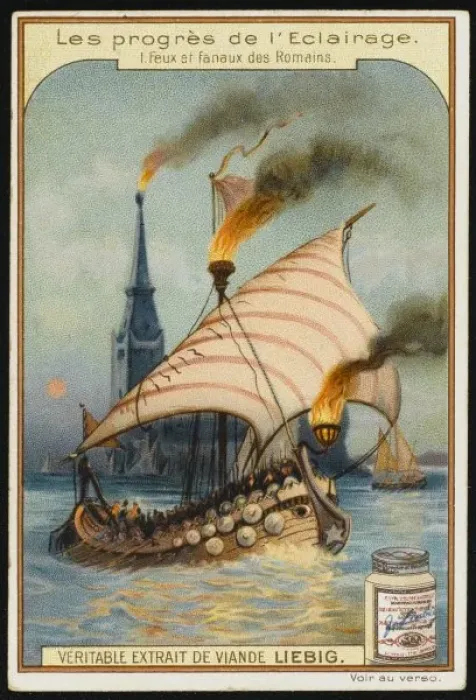 Framed Print : Roman Warship Beacons