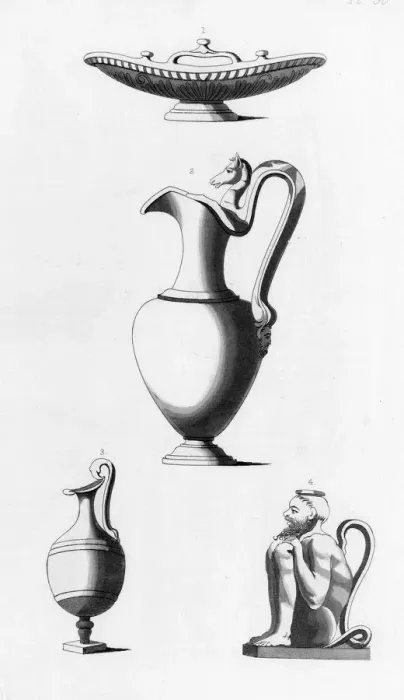 Framed Print : FOUR ROMAN WINE VESSELS Framed Print : FOUR ROMAN WINE VESSELS