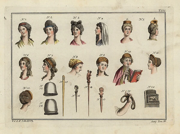 Roman womens hairstyles, veils, bonnets, hair