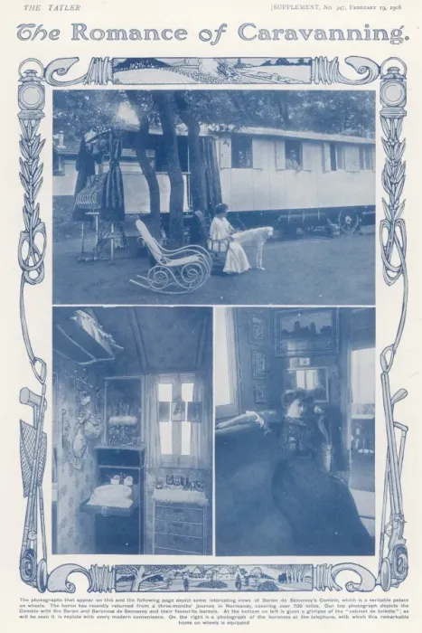 Framed Print : The Romance of Caravanning Framed Print : The Romance of Caravanning
