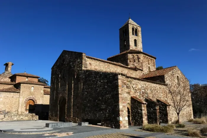 Framed Print : Romanesque Art. Spain. Church of St. Mary. Exterior. Tarrasa Framed Print : Romanesque Art. Spain. Church of St. Mary. Exterior. Tarrasa