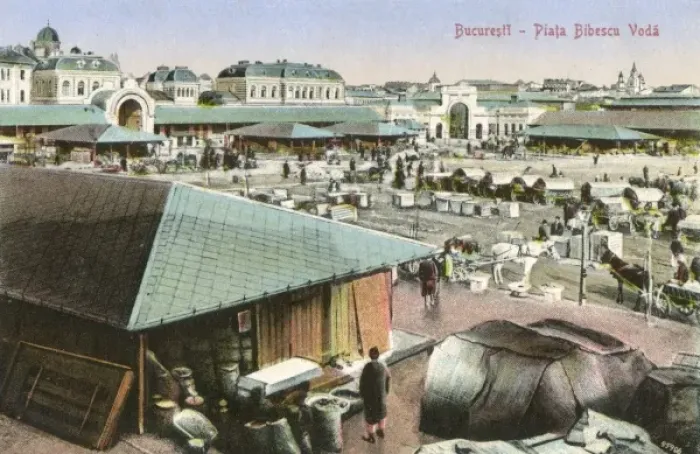 Framed Print : Romania - Bucharest - Bibescu Voda Market