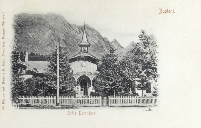 Framed Print : Romania - Busteni - Domnesca School Framed Print : Romania - Busteni - Domnesca School