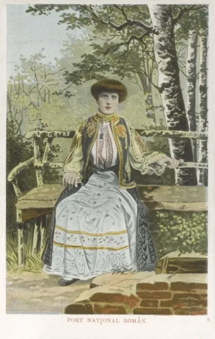 Framed Print : Romania - Woman in National Costume Framed Print : Romania - Woman in National Costume