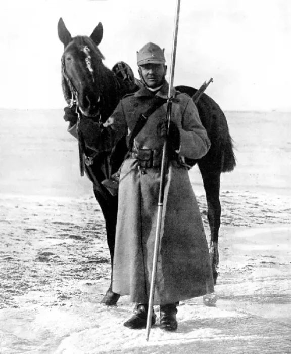 Framed Print : A Romanian cavalryman Framed Print : A Romanian cavalryman
