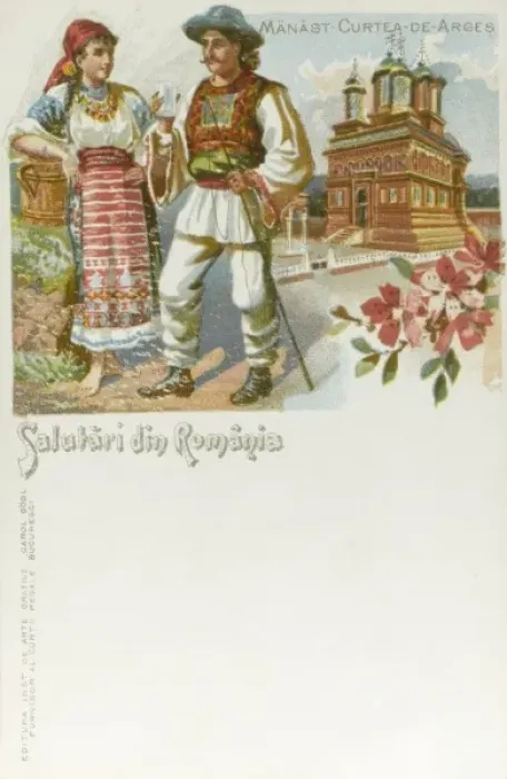 Framed Print : Romanian Countryfolk and Curtea de Arges Framed Print : Romanian Countryfolk and Curtea de Arges