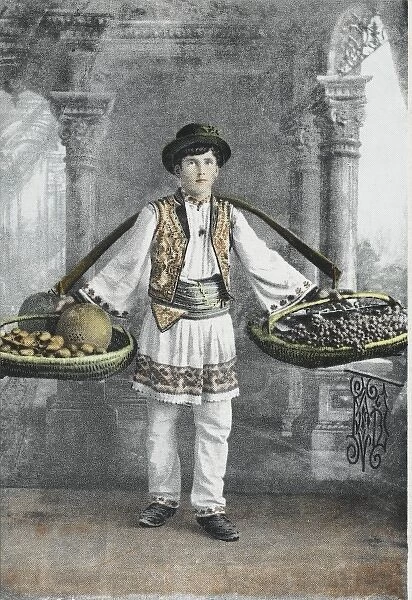 Romanian Fruit Seller