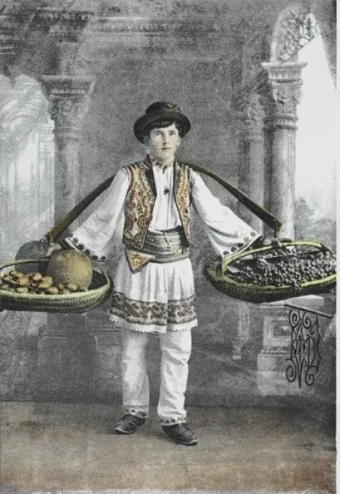 Framed Print : Romanian Fruit Seller Framed Print : Romanian Fruit Seller