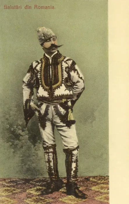 Framed Print : Romanian Man in traditional costume Framed Print : Romanian Man in traditional costume