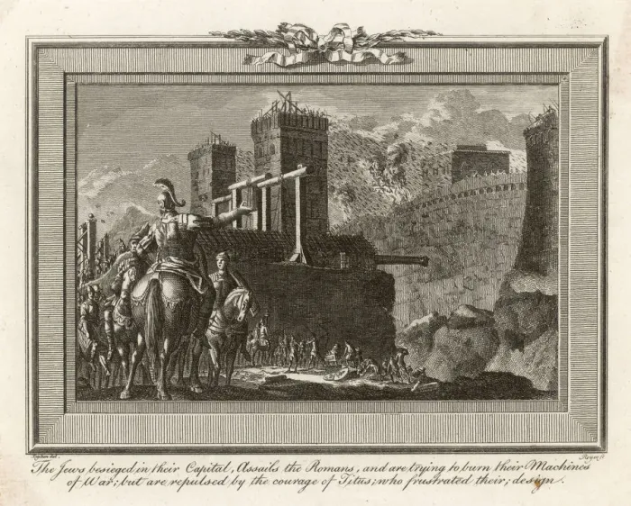 Framed Print : ROMANS BESIEGE JERUSALEM Framed Print : ROMANS BESIEGE JERUSALEM