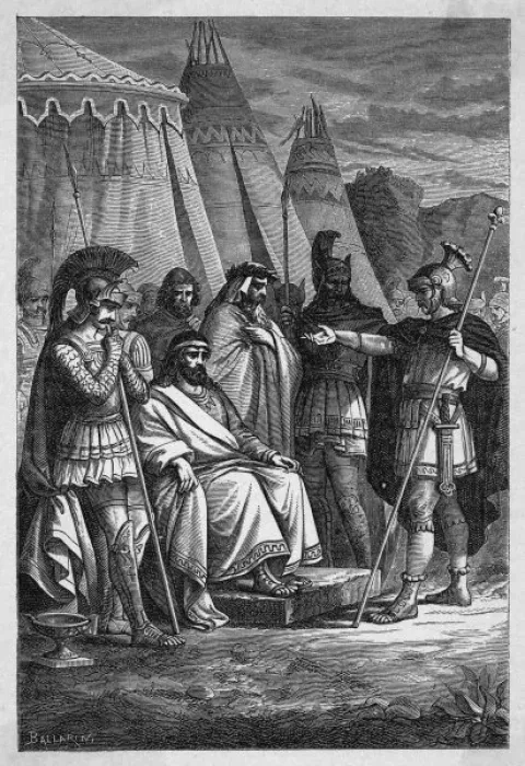 Framed Print : Romans at Capua Framed Print : Romans at Capua