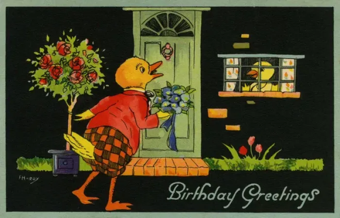 Framed Print : Romantic duck