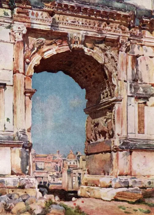 Framed Print : Rome: Arch of Titus