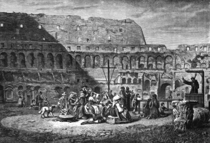 Framed Print : Rome / Colosseum 1875 Framed Print : Rome / Colosseum 1875