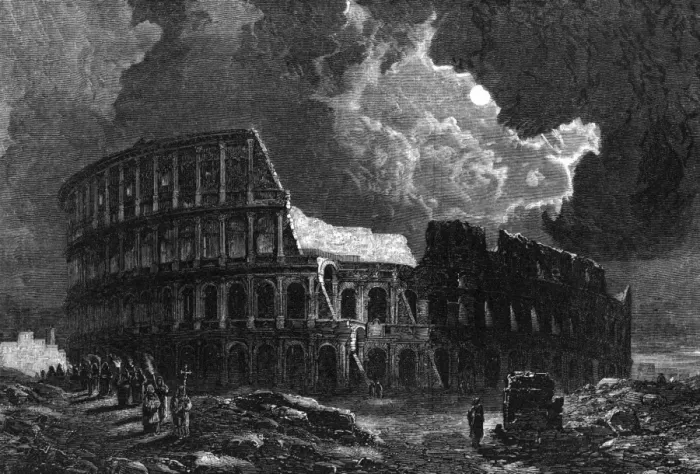 Framed Print : Rome / Colosseum C1880 Framed Print : Rome / Colosseum C1880