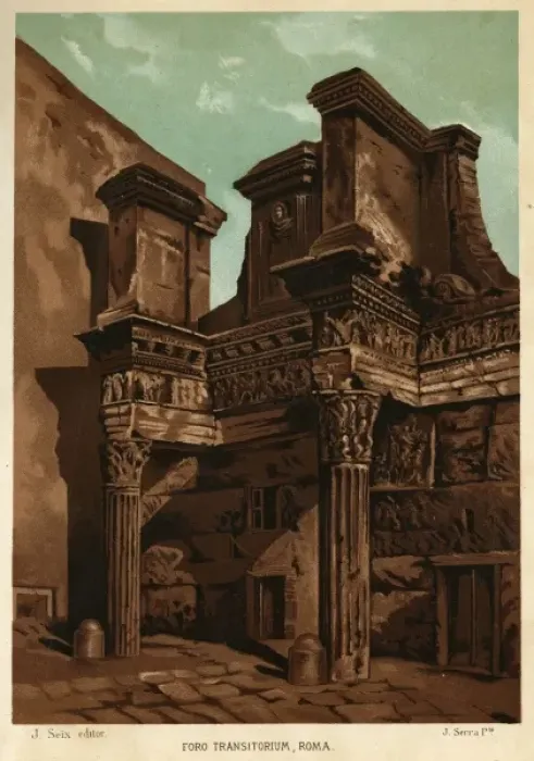 Framed Print : ROME / FORUM 1891 Framed Print : ROME / FORUM 1891