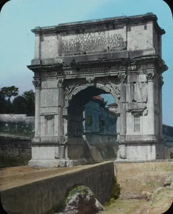 Framed Print : Rome, Italy - Arch of Titus Framed Print : Rome, Italy - Arch of Titus