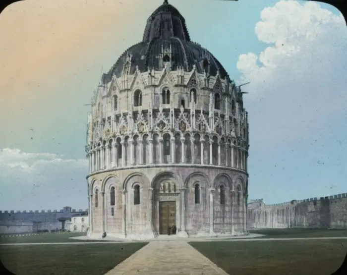 Framed Print : Rome, Italy - The Baptistery, Pisa Framed Print : Rome, Italy - The Baptistery, Pisa