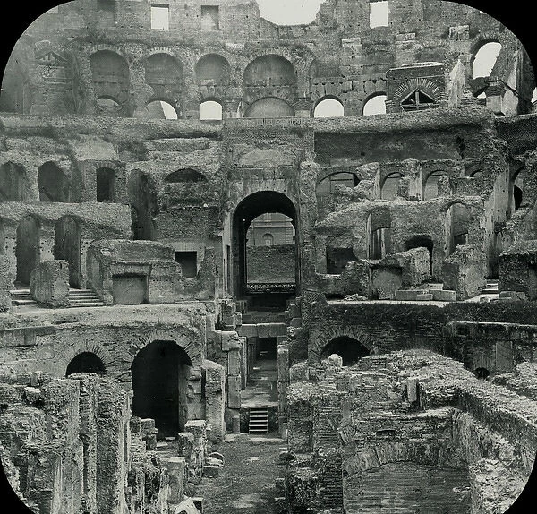 Rome, Italy - The East End of the Arena, Colosseum