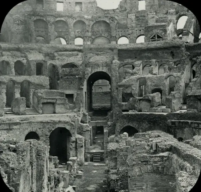 Framed Print : Rome, Italy - The East End of the Arena, Colosseum