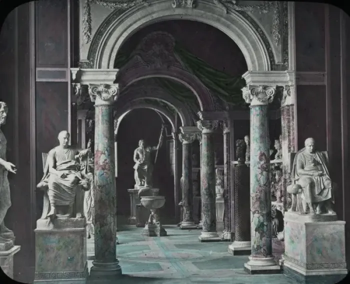 Framed Print : Rome, Italy - Hall of the Busts, Vatican Framed Print : Rome, Italy - Hall of the Busts, Vatican