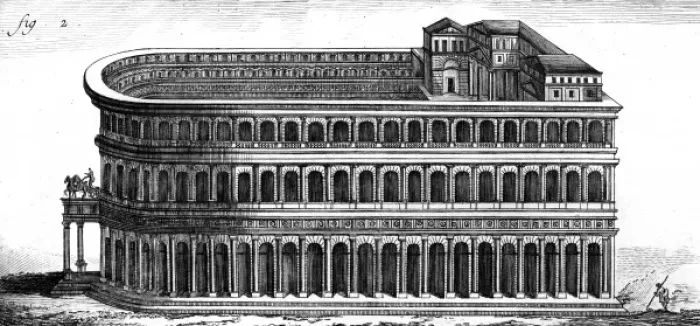 Framed Print : Rome / Marcellus Theatre Framed Print : Rome / Marcellus Theatre