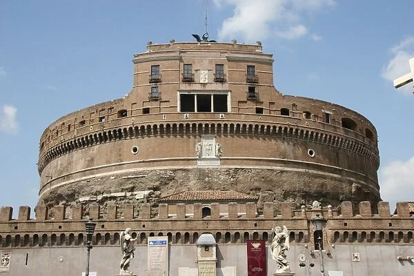 Rome. Mausoleum of Hadrian, usually known as the Castle Sant
