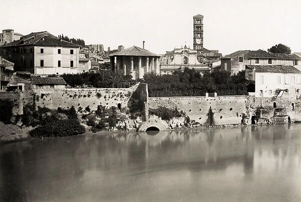 Rome - mouth of the Roman Great Sewer or Cloaca Maxima