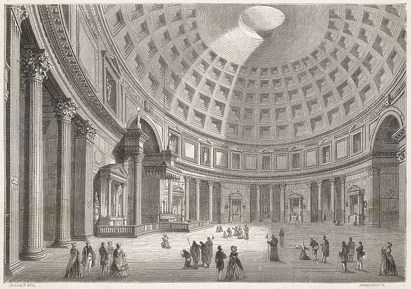 Rome  /  Pantheon Int C1840
