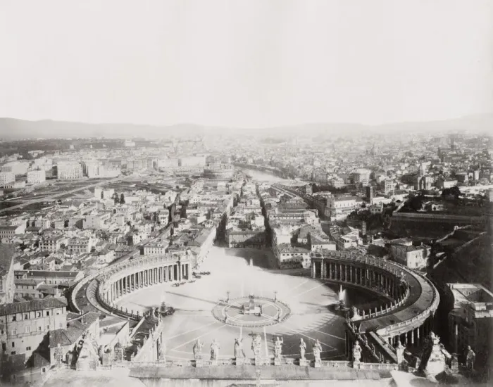Framed Print : Rome from the top of St. Peters Basilica, Vatican Framed Print : Rome from the top of St. Peters Basilica, Vatican