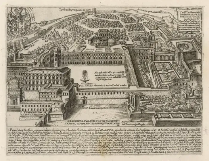 Framed Print : Rome / Vatican 17C Framed Print : Rome / Vatican 17C